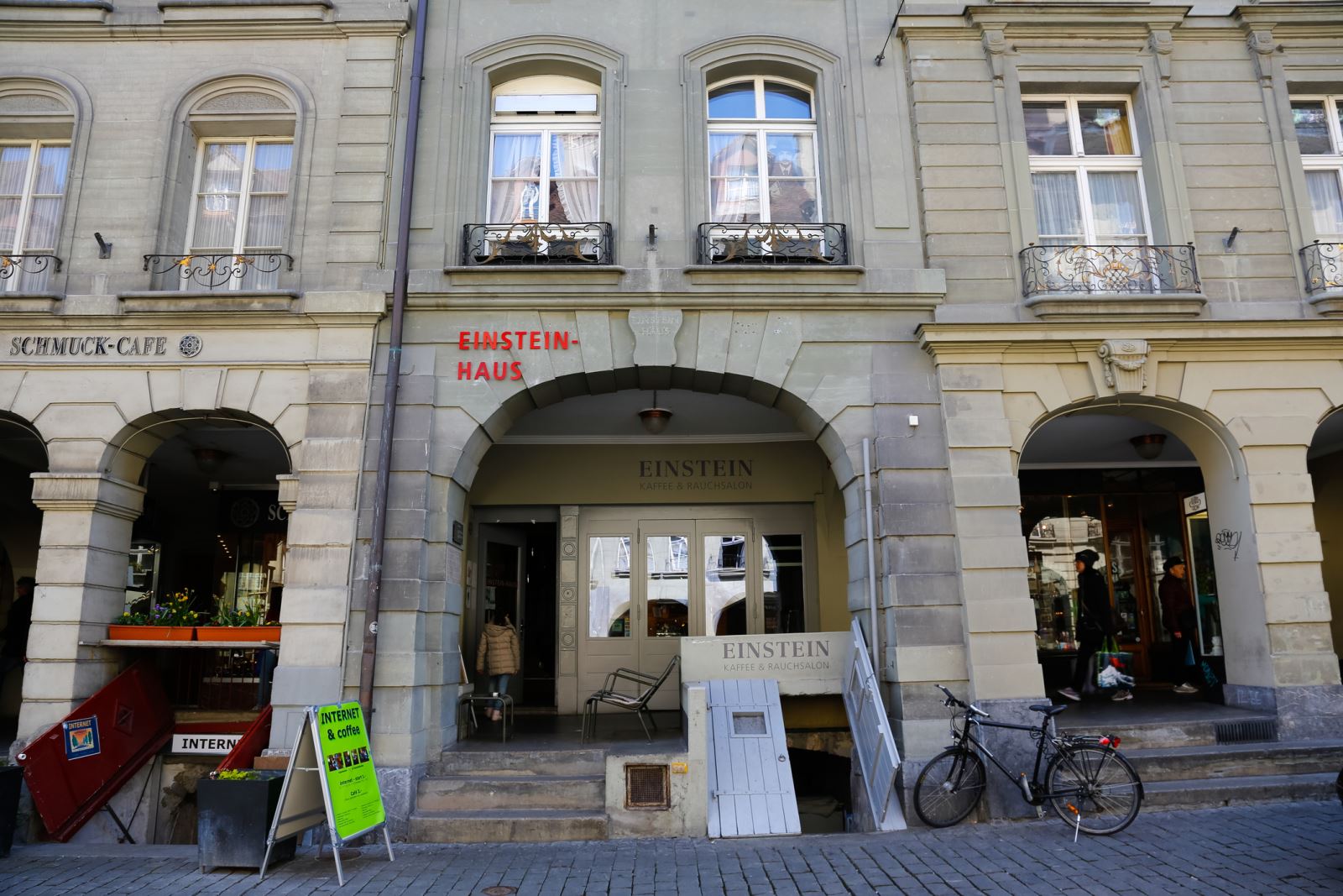 Einstein's House front facade, Bern, Switzerland